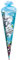 3 - D Schultüte - Delfin 70 cm 6 eckig - mit Holzspitze/Filzabschluß und Glitzer - Zuckertüte Roth Delfine Fisch Unterwasser Fische Wasser