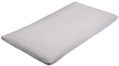 PEKITAS Almohada Bebe 3D (50 X 30 X 3 cm) Transpirable Fibra Antiahogo Funda Lavable Fabricado En España