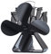 HAWCAFU Ventilateur poele à bois Ventilateur de cheminée à chaleur 4 lames Ventilateur pour Foyer, Poele a Granule, Silencieux Alimenté par la Chaleur, Écologique, Choix de Cadeau de Noël