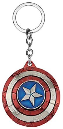 Portachiavi di Capitan America, portachiavi con scudo di Capitan America