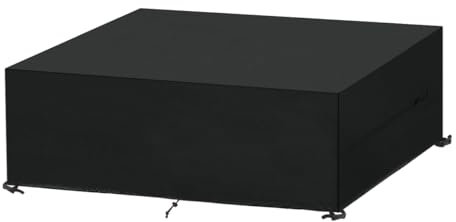 SanGlory Fundas para Muebles de Jardín Impermeable Funda Mesa Jardin Rectangular Cubierta Protectora Muebles Jardin Anti-UV Funda Sofa Jardin Exterior Cubierta de Mesa, 240x120x75cm