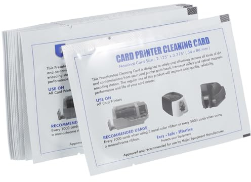 10 Pièces Carte de Nettoyage en PVC Pos pour Lecteur de Cartes | Blanc, Simple à Appliquer, Réduit les Résidus, Prolonge la Tête Magnétique, pour Lecteurs Optiques et Terminaux