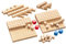 WISSNER® Mathespiel Hunderterraum aus RE-Wood® - Nachhaltiges Lernspiel für Kinder- Made in Germany - Dienes Stäbe-Fördermaterial zum Dezimalrechnen, Mathe-Spiel für Kinder der Grundschule