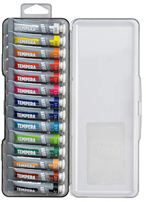 Cretacolor Tempera - Vernice liquida | 14 colori da 7,5 ml