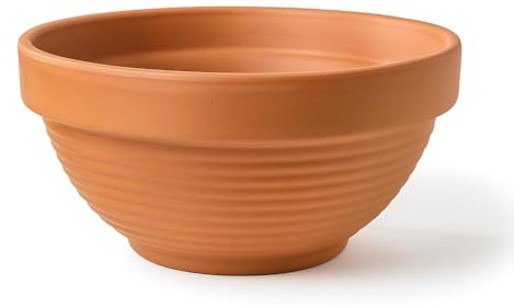 Maceta Barro Natural Terracota Baja (Terrina Barro) (22 x 10,5 cms)