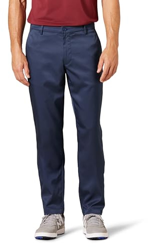 Amazon Essentials Pantaloni da Golf Elasticizzati dalla vestibilità Sportiva (Disponibili in Taglie Extra Forti) Uomo, Blu Marino, 30W / 30L