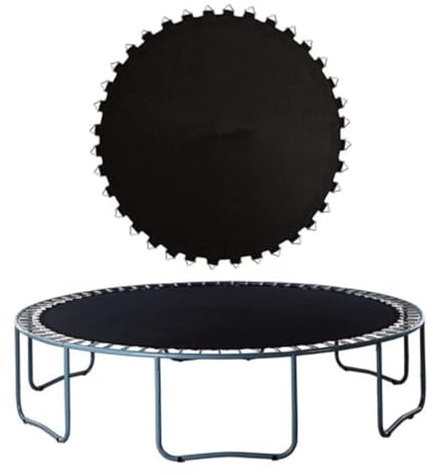 FSDIYU Tappeto Elastico Telo Ricambio Trampolino, Tappetino da Salto a Molla di Sicurezza ad Alta Elasticità da 6FT 8FT 10FT, Accessori per Trampolino Resistenti ai Raggi UV Resistenti all'Acqua