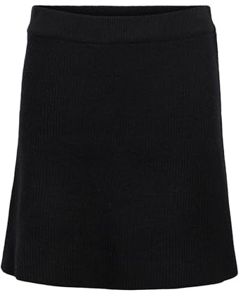 Objviola Mw Re kort stickad kjol Noos, svart, XL