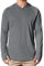 Peakwell Men's Fishing Hoodie Gold Tshirt Lightweight Breathable Longsleeve Outdoor Tops for Man(Dark Grey, 3XL)