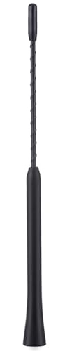 Antenne Voiture Antenne Universelle de 9 Pouces pour autoradio, Amplification du Signal, Remplacement, Anti-parasitage, antenne FM avec vis Antenne Radio Voiture