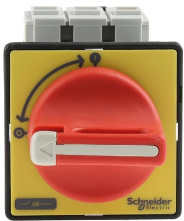 Schneider Electric VARIO Trennschalter 3-polig 20A Tafelmontage Rot IP20, IP65 11kW 690V ac 3-phasig TeSys 3 Schließer