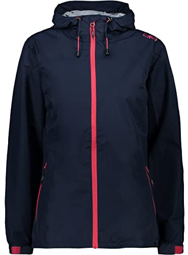 CMP - Damenjacke mit fester Kapuze, Schwarz Blau, L