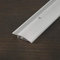HORI® Bodenprofil Übergangsprofil I Aluminium-Bodenleiste in Silber, Champagne und Edelstahl I passend für Vinyl, Laminat, Parkett I Anpassungsprofil Bodenbelagstärke: 0-9 mm I Alu Silber Alu