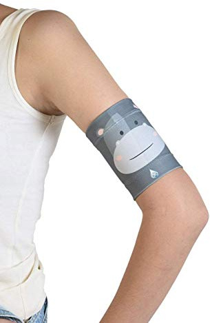 Dia-Band KIDS, armband for CGM Freestyle Libre, Medtronic, Dexcom or Omnipod - Comfortable and reusable diabetic armband for glucose sensor. (Junior.M (19-21 cm))