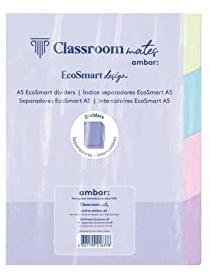 Index EcoSmart PP A5 Separator 4-flikar ClassroomMates