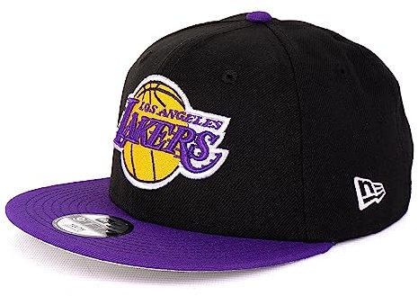 New Era Kids Caps - Kinder Kappe - Baseball Cap - 9FIFTY Snapback - NFL - MLB - NBA (Los Angeles Lakers Black Purple)