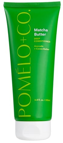 Pomélo+Co. Leichter Conditioner mit Matcha und Aloe Vera für weiches glänzendes Haar ohne zu beschweren/Haarpflege für feines Haar/Matcha Butter 200ml