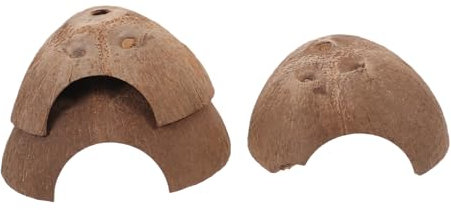 Kisangel 3stücke Dekorative Reptilienverstecke Strapazierfähigem Material Lebensnahe Für Terrarium-Dekoration Geeignet Für Eidechsen Geckos Und Andere Kleine Reptilien