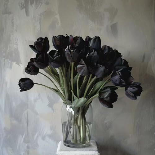 tulpenzwiebeln winterhart mehrjährig - Seltene Pflanzen serie - gartenpflanzen tulpenzwiebel balkonpflanzen dekopflanzen winterharte kübelpflanzen, blumen garten tulpen zwiebeln, 5pcs