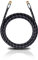 Oehlbach XXL Transmission Ultra - High End HPOCC Antennenkabel für TV und Radio, Koaxialstecker m/w, DVB-T2, HDTV, 4k & Ultra HD - 1,70m schwarz/grau