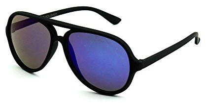 Zay Kids Boys Cool Look Plastic Aviator Style Comfortable Flash Lens Sunglasses UV Protection