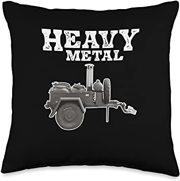 Goulash Cannon Heavy Metal Funny Hungary Dish Throw Pillow