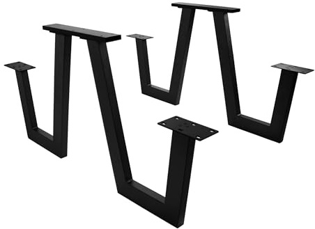 Natural Goods Berlin Juego de mesa de jardín en forma de W, para exteriores, color negro, para exteriores con banco, banco de camping con mesa, juego de jardín de cerveza, estructura de metal, 142 cm