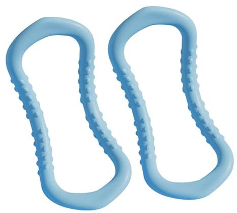 Yoga-Ring für Beine, Pilates-Rad - 2-teiliges Set Übungsring für Beine und Yoga-Ringklemme - Ergonomischer Fitnessring zum Dehnen für drinnen, draußen, im Fitnessstudio oder am Arbeitsplatz