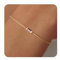 VIROMY Birthstone Armbänder für Frauen, Dainty Box Link Birthstone Armband Schmuck Geburtstagsgeschenke für ihre Mutter Frau Freundin Jahrestag Freundschaft Schmuck(June)
