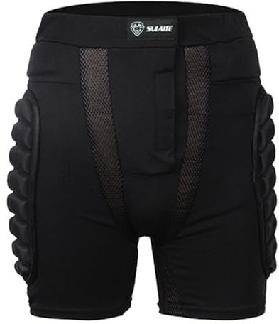 Hüftprotektor, Hüftpolster-Shorts Schutz, Schutzhosen Gepolsterte Protektorhosen Schutz Shorts, 3D Hüftpolster Eva Protektorenhose Gepolsterter Shorts Crash-Pad Impakthose Für Snowboard, Ski