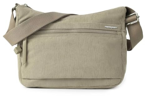 Hedgren Umhängetasche Schultertasche Inner City Harper's S Shoulder Bag RFID S Corduroy String Beige taupe