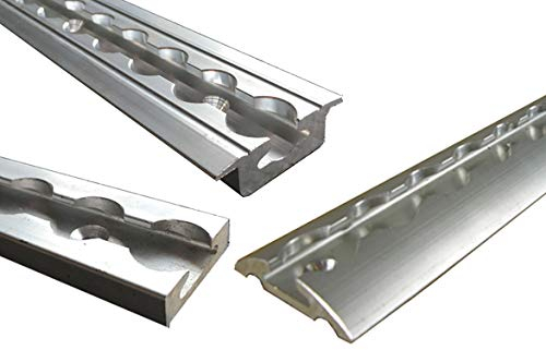 0,5 – 2,0 m binario Airline in alluminio ProFix® per il fissaggio del carico di camion, auto (1 m angolare).