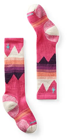 Smartwool Light Cushion OTC Skisocken für Kinder, POWER PINK, Medium