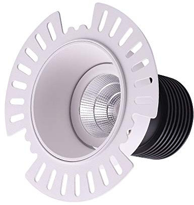 11W LED Plafonnier Panneau Encastré Grille Projecteur Intégré Rond Anti-éblouissement En Aluminium Économie D'énergie Accent Spot Lampe Commercial Plafond Intégré Luminaire Extérieur Lumière