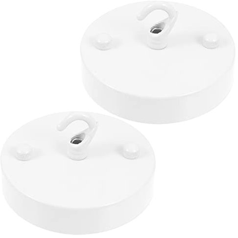 KITANDOVE Plaque De Recouvrement De Plafond 2pcs Kit D'auvent De Lustre Accessoire De Montage Pour Auvent De Plafond
