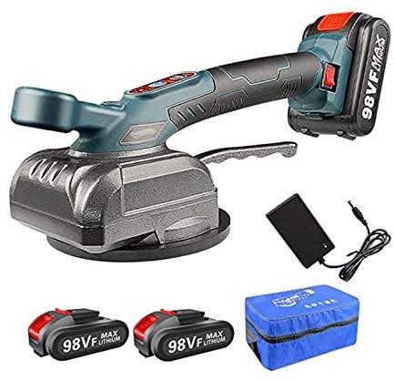 CAFIEDR Martello Vibrante per Piastrellare E Livellare Piastrelle, Piastrellista Elettrico 21V, Macchine Utensili Vibranti per Posa Pavimenti Automatica Massimo 100 kg