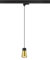 SLV PURI 2.0 Dome, 3~ Pendelleuchte, GU10, Pendellänge 200 cm, 1x max. 6 W, schwarz/gold