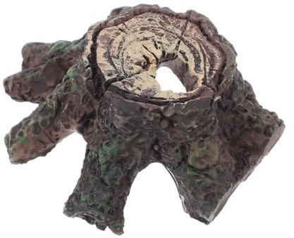 Generisch Deko aus Totholzwurzeln Zubehör für Aquarien Panzer Fischbecken Versteck Aquarium Dekoration Aquarienzubehör Aquariumdekoration mit Blick auf die Berge hohe Aquariendekoration Harz