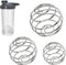 Heanvmyss Melangeur Anti Grumeaux Biberon,3 Pièces Boule de Secousse de Shaker Protéines,Bille Mélangeur Set,Shaker Sphériques en Acier Inoxydable pour Boissons Mélangées(3 Tailles)