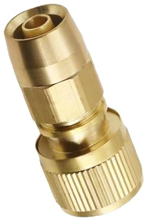 Connettore di riparazione del tubo espandibile in ottone, Connettori per parti di tubi da giardino, Accessori per connettori per riparazione tubi, Connettori di riparazione maschio femmina