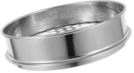 LOORGVEL De Tierra De Jardín De Jardín para Rocas Herramienta De Tamizado De Tierra Metálica Filtro De Tamizado para Jardinería para Paisajismo