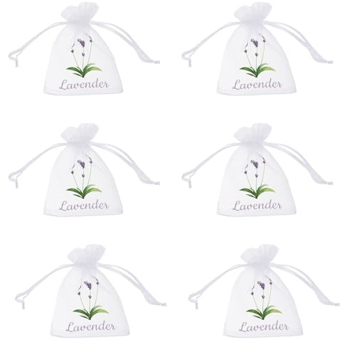 Toyvian 20 Piezas Bolsitas Vacías de Bolsitas Rellenables para Especias y Hierbas Cordón para Flores Recipiente para Seca Vacías de Hierbas