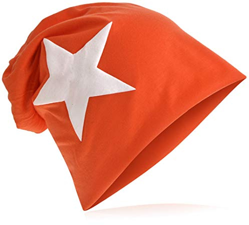 Jersey slouch beanie lång mössa med stjärnstil unisex enfärgad män kvinnor trend, En Storlek