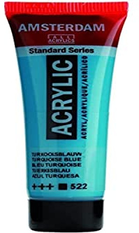 Royal Talens Amsterdam acrylic | Colors and sizes indicated Turquoise Blue 20ml