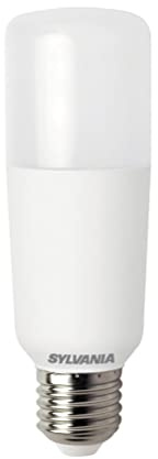 SYLVANIA LED-Lampe, E27 Sockel, 1055 Lumen, Homelight (2700 Kelvin), 10 Watt Leistung, 15000h Lebensdauer, 37mm Durchmesser, 137mm Länge, Weißer Röhren Kolben, 1er Pack