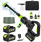 Cordless Pressure Washer, Portable Power Washer Battery Pressure Jet Washer 28 Bar/406 PSI with 2 Pack Battery, 6 In 1 Nozzle, Foam Pot, 16FT Hose for Patio Cleaning and Car Washing