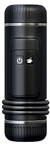 CUNTO Machine à café 80 ml Mini expresso cafetière portable semi-automatique cafetière expresso voiture extérieure rechargeable capsule machine à café appareils ménagers
