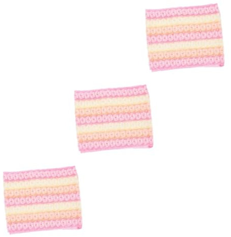 DOITOOL 3 Stücke Peeling-badetuch Peeling-tuch Reinigung Duschtuch Körperreinigungstuch Weich Sanft Zur Haut