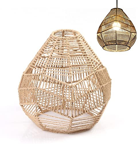 Paralume Lampada Pendente - Paralume Lampada , Lampada da cesto paralumi | Paralume Lampadario Tessuto A Mano, Illuminazione a nappine Boemia Per La Decorazione Della Casa Hotel