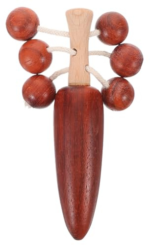 Toyvian Sonaglio in Legno per Ragazzo Ragazza Piccoli Suoni Musicali Design Leggero per Facile Maneggevolezza Stimola Esperienze Sensoriali e Capacità di Tracciamento Oculare
